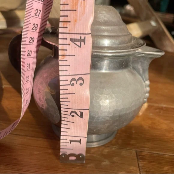 925 Hand Hammered Beer Pitcher Georgivs iii dei gratia Authentic Coin Embossed - Picture 13 of 14